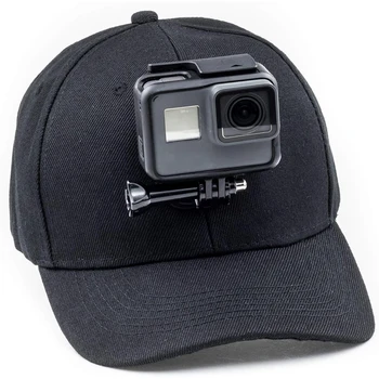 Для GoPro Hero 12 11Бейсболка с креплением Кронштейн для GoPro 11 10 9 8 7 6 5 SJCAM SJ4000 AKASO DJI H9 Экшн-камера