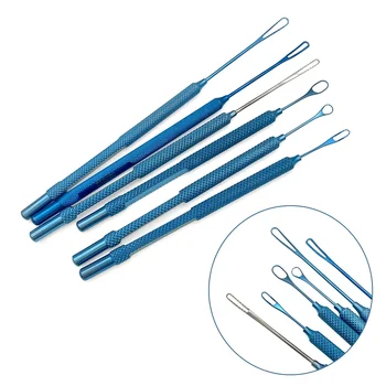  Офтальмологические петли для линз Kansas Титановые инструменты для хирургических инструментов для век 1 шт
