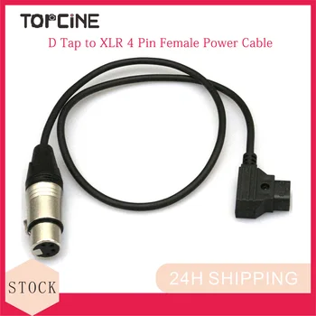 Topcine D Tap to XLR 4-контактный гнездовой кабель питания для монитора камеры ARRI