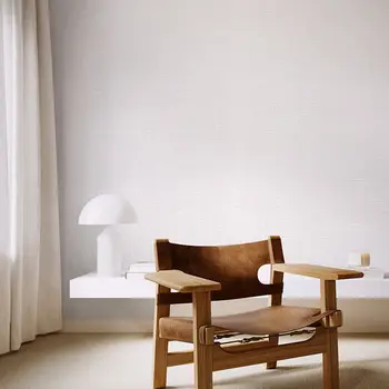 обои Современный минималистичный чистый цвет Льняные обои Спальня Гостиная Ресторан Японский стиль Однотонная геометрическая сетка Обои