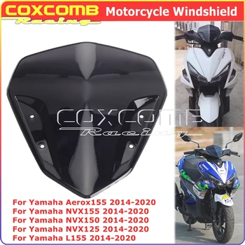  Защита крышки лобового стекла мотоцикла от дыма для Yamaha L155 Aerox155 NVX 155 150 125 2014-20 Переднее ветровое стекло скутера