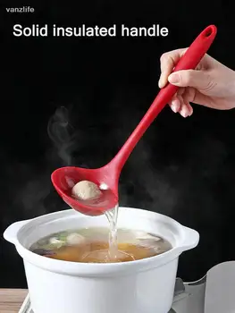 VANZLIFE Силиконовая лопата посуда с антипригарным покрытием, специальная бытовая ложка, термостойкая лопатка, набор кухонной утвари, лопата для приготовления пищи