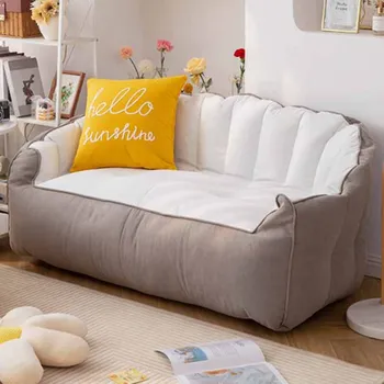 Кресла-мешок Диван для отдыха Расширяющийся диван из микрофибры Расслабляющий ленивый диван Кемпинг Удобный минималистичный салон канапе Японская мебель