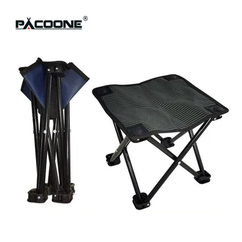 PACOONE Уличный складной стул, сверхлегкая несущая способность 120 кг, походный мини-стул, портативная мебель из алюминиевого сплава
