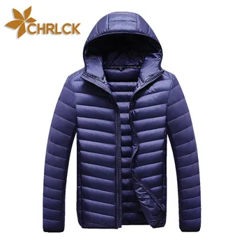 CHRLCK 90% пуховики мужские сверхлегкие пешие прогулки кемпинг треккинг зимнее пальто на открытом воздухе ветрозащитный теплый пуховик упаковываемый