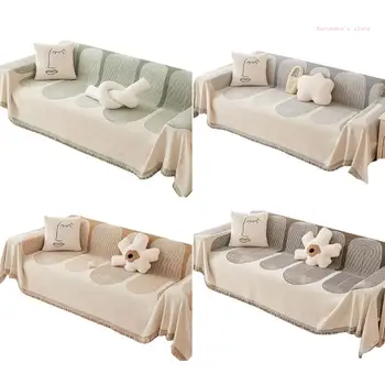 Модный чехол для дивана с геометрическим принтом дляуютного одеяла для гостиной