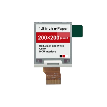 1,5-дюймовый дисплей E-Ink 200x200 на электронной бумаге Красный/Белый/Черный