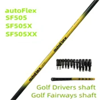 Вал для гольфа Aut-of-lex желтый Приводной вал для гольфа SF505/SF505X/SF505xx Вал с гибким графитом Деревянный вал Свободная сборка Втулка и рукоятка