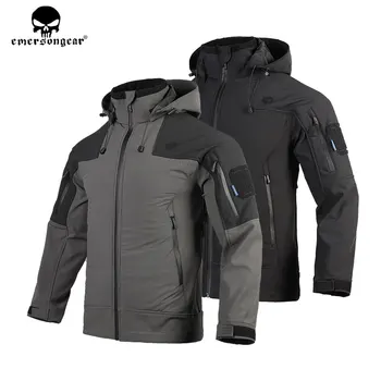 Emersongear Blue Lable G2 Функциональная техническая куртка Пешие прогулки на открытом воздухе Мужчины Ветрозащитные водонепроницаемые ветровки Пальто Военная верхняя одежда