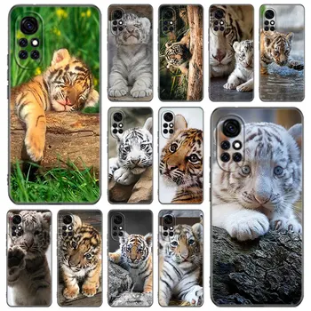 Симпатичный чехол для телефона Little Tiger для Huawei Honor 60 50 SE 30S Mate 30 20 10 Lite 40 Nova 9 8 Pro Y60 8i 7i 7SE 5T Premium