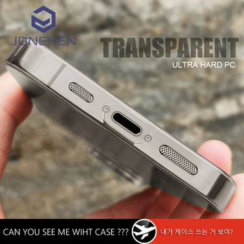 Роскошный прозрачный чехол для телефона с покрытием для iPhone 15 14 11 12 13 Pro Max 15Pro Ультратонкая линза Защита прозрачной жесткой крышки ПК