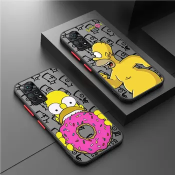 Чехол для телефона Redmi Note 12 9S 10 Pro 8 Pro 7 11S 12S 10S 11 Pro 11T 8T 9 12 Pro Disney The Simpsons Противоударный чехол