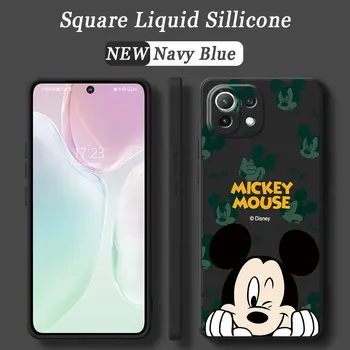 чехол для телефона Xiaomi Mi 11T 12T Pro 10T 9 SE 11 Pro 10 Lite 11 Lite 12 Lite TPU Мягкий квадратный жидкостный чехол Disney Donald Duck
