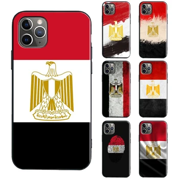 Чехол из ТПУ с флагом Египта для iPhone XR X XS Max SE 2020 6S 7 8 Plus 13 Pro 12 mini 11 14 Pro Max Coque Capa