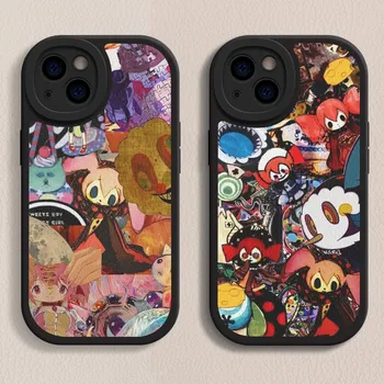 Симпатичный чехол для телефона Anime Puella Magi Madoka Magica Hard Leather для iPhone 14 13 12 Mini 11 14 Pro Max Xs X Xr 7 8 Plus 6 6s