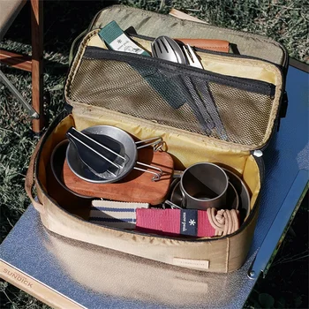  Портативная сумка для кемпинга 1 шт. Сумка для столовых приборов Сумка для посуды на открытом воздухе Сумка для пикника Чехол для переноски Дорожные принадлежности 2 #