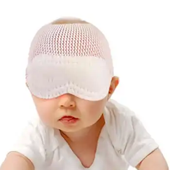 Ребенок с завязанными глазами избегает света Дышащий синий свет Защита от синего света Очки для фототерапии Сетка Новорожденный Патч для глаз Эластичное облучение 