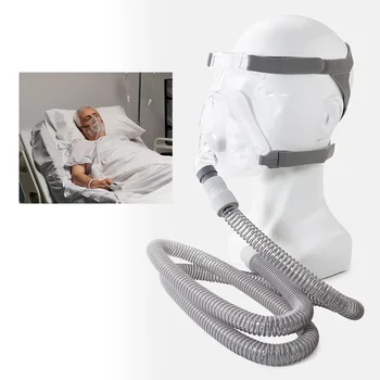 CPAP Маска Маска для сна Силиконовый респиратор BIPAP Антихрап Апноэ во сне Помощь во сне Носовая полнолицевая респираторная маска для храпа